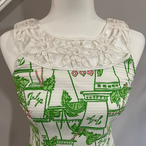 Lilly Pulitzer Lacina Just Add Mint Derby Dress 2 - Picture 3 of 6